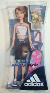 My Scene Sporty Style Chelsea Doll Mattel Barbie Adidas  NEW  