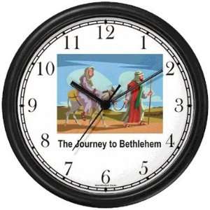 Joseph with Mary on Donkey Journey to Bethleham   Christian Theme Wall 