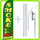 Feather Swooper Tall 15 Banner Sign Flag Kit  SMOKE SHOP gf