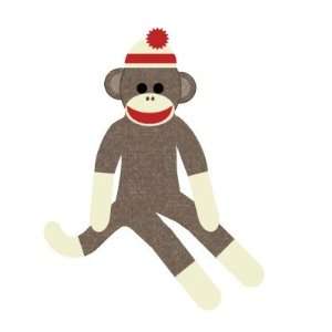  Sock monkey sticker Arts, Crafts & Sewing