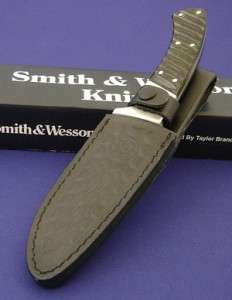 Smith And Wesson Buffalo Horn Hunter Knife CKH1 New  