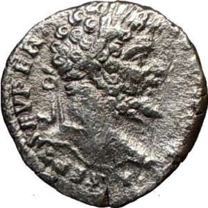 SEPTIMIUS SEVERUS 198AD Silver Rare Authentic Ancient Roman Coin PAX 