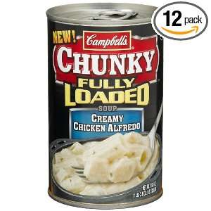 Campbells Chunky Fully Loaded Creamy Chicken Alfredo Soup, 18.8 Ounce 
