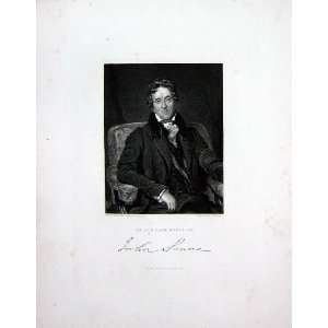  Cooke Taylor 1847 Antique Portrait Sir John Soane