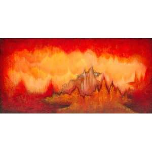  From the Valley Giclee By Shadia