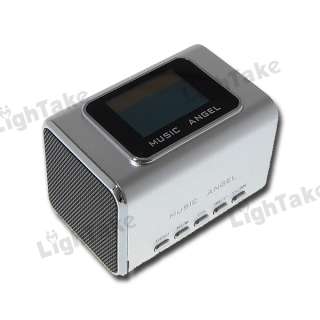   Mini Digital Speaker Sound Box with USB/TF Card Slot Silver  