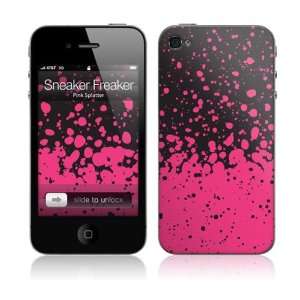    SNFR20133 iPhone 4  Sneaker Freaker  Pink Splatter Skin Electronics