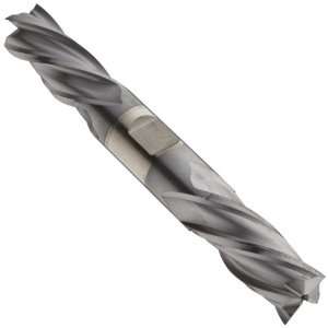  Speed Steel End Mill, General Purpose, TiCN Coated, 4 Flutes, Double 