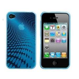  Blue Silicone Melody Case Cover for the Apple iPhone 4S 4G 