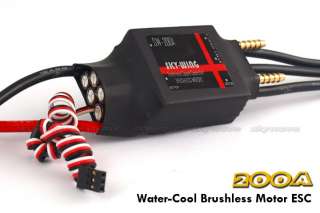 water cool brushless motor 200A ESC for RC Boot   