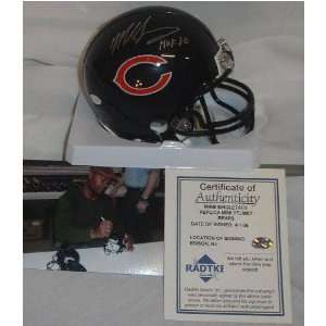  Mike Singletary Chicago Bears Autographed Mini Helmet 
