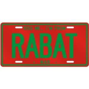  ME , I AM FROM RABAT  MOROCCO LICENSE PLATE SIGN CITY