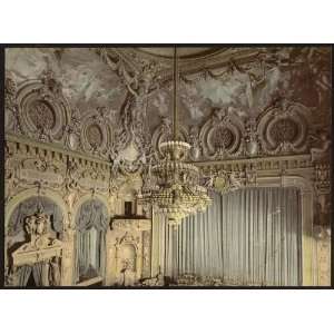   Reprint of The theatre, interior, Monte Carlo, Riviera