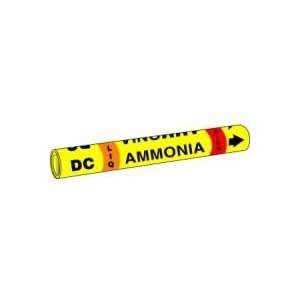 AMMONIA DC LIQ HIGH   IIAR Snap Tite Pipe Markers   IIAR ST OD 2 1/4 