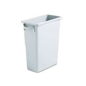  Rubbermaid   Slim Jim Waste Container w/Handle, Rectangle 