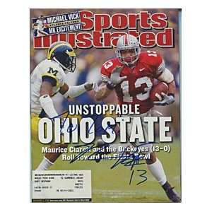  Maurice Clarett Autographed/Signed Sports Illustrated 