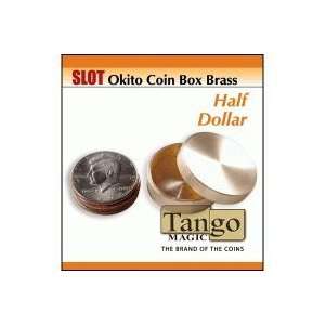  Slot Okito Coin Box Brass Half Dollar by Tango Toys 