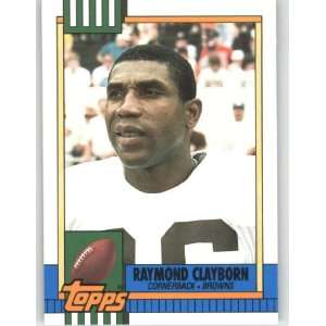  1990 Topps Traded #60T Raymond Clayborn   Cleveland Browns 