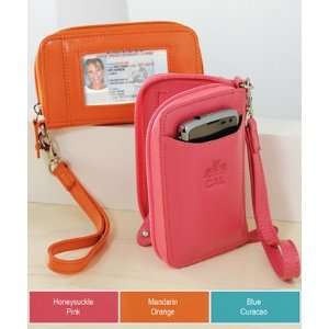  Personalized Leather Zip Phone Wristlet Wallet Everything 