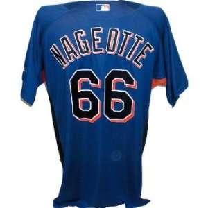 Clint Nageotte #66 2007 Game Used Spring Training Batting Practice 