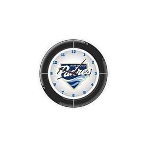  San Diego Padres MLB Team Neon Everbright Wall Clock