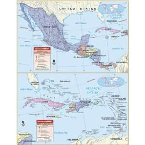 Universal Map 762517336 Central America Primary Classroom Wall Map 