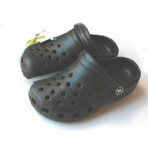  Childrens Black Clog Sandals   Similar to Crocs   Size 1 