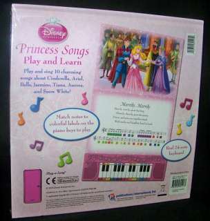 New Disney Princess Piano Cinderella Musical Song Book  
