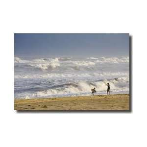  Skimboarding Cape Hatteras North Carolina Giclee Print 