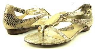 CIRCA JOAN&DAVID EGAN Gold Womens Shoes Sandals 8.5  
