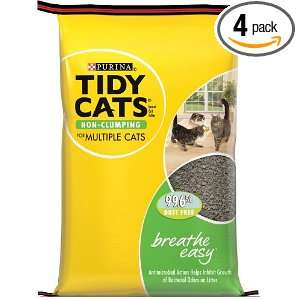 Purina Tidy Cats non clumping Breathe Easy Litter, 10 pounds (Pack of 
