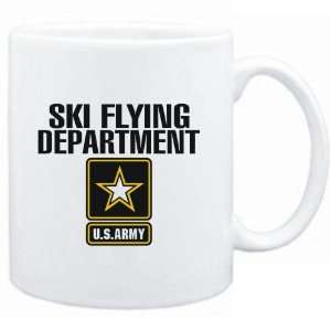  Mug White  Ski Flying DEPARTMENT / U.S. ARMY  Sports 