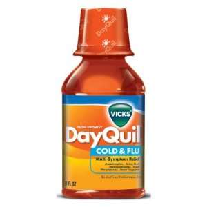  Vicks Dayquil Multi Symptom Cold & Flu Relief   Liquid, 8 