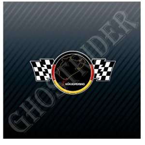   Motorsports Racing Flag Grand Prix Germany Track Trucks Sticker Decal