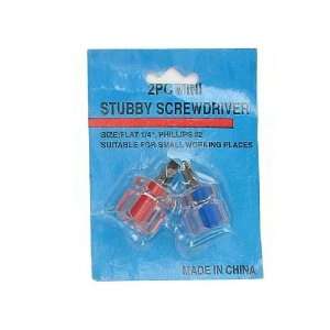  24 Packs of 2 Mini Stubby Screwdrivers