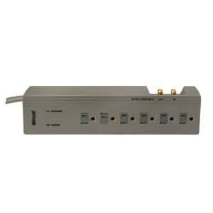  Woods 41456 6 Outlet Surge Protector with 4 Foot Cord and 
