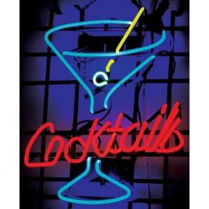  Cocktails 25x18 Neon Sign