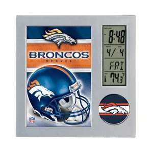 DENVER BRONCOS NFL Executive Team Desk Clock New Gift  