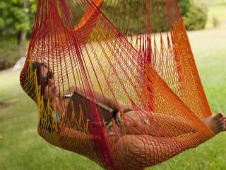New Mayan Mexican Cotton Handmade Hammock Hanging Chair  