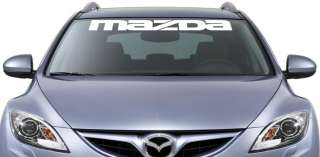 Mazda Windshield Vinyl Banner Wall Decal 36 x 3  