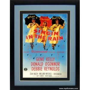  Singing In The Rain Movie Poster Framed 