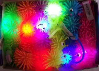 Wholesale Lot 12 pcs Flashing LED Light 2 Fluffy Ball  