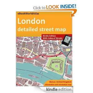 Map of London (UK) eBookWorldAtlas Team  Kindle Store