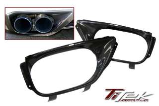   Titek Carbon Fiber Exhaust Shroud Gloss (Pair)   Nissan GTR R35