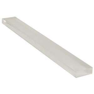  Glass Tile 1x8 True White Pencil Liner Reflective 