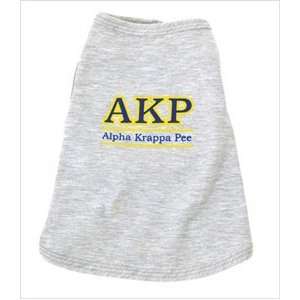  AKP (Alpha Krappa Pee) College/Greek Style Tank for Dogs 