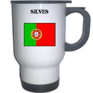  Portugal   SILVES White Stainless Steel Mug Everything 