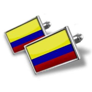  Cufflinks Colombia Flag   Hand Made Cuff Links A MANS 