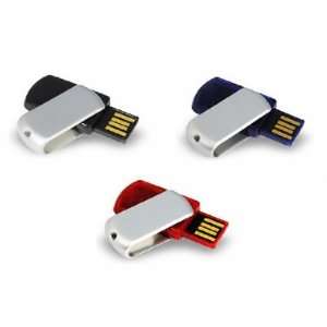  Super Talent 8 GB USB 2.0 SWT Plastic Silver Swivel Lid 
