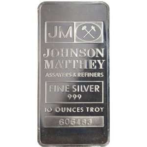  Silver Bars 10 oz Johnson Matthey